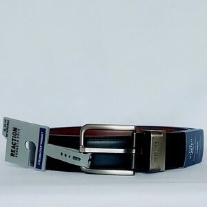 Kenneth Cole REACTION Men's Reversible Stretch Belt Black/Brown Size XL